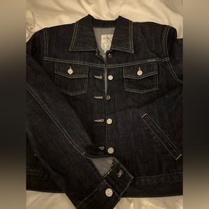 Calvin Klein cK dark Blue Denim Jacket Sz L